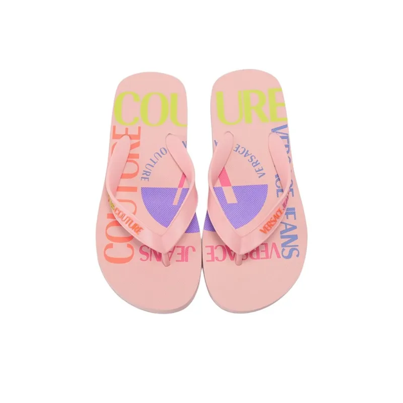 VERSACE JEANS COUTURE Flip Flops Women's Pink-3