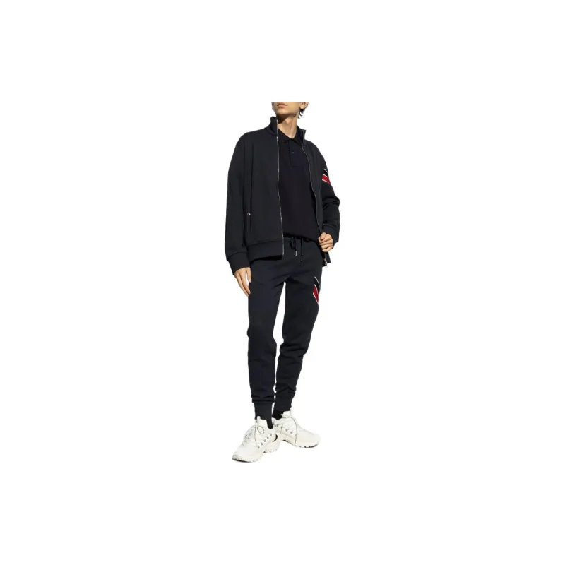 Moncler Logo Patch Zip Up Sweatshirt-4