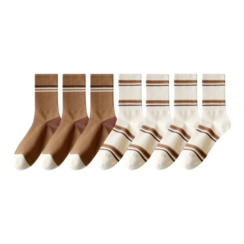 Lan Miao Mid Calf Socks Women's 7 Pack-6