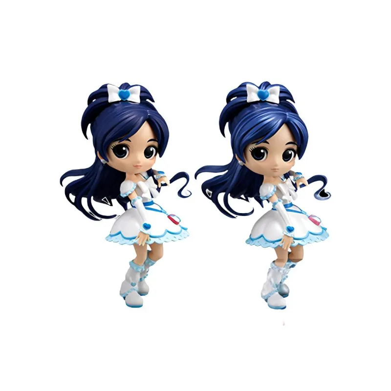 BANPRESTO Glass Factory Qposket Collection, Pretty Cure Girlish, White, 14cm Chibi Figures-2