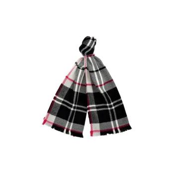 BARBOUR Pendle Logo Patch Ribbed Beanie Scarf Set