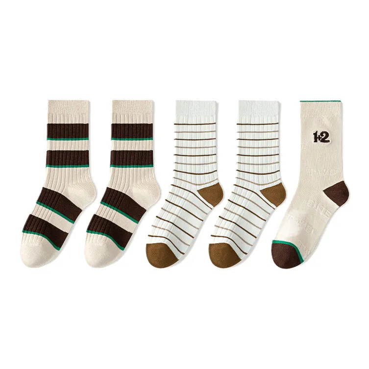 Lan Miao Mid Calf Socks Women's 5 Pack-2