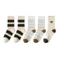 2 Wide Stripes+2 White Stripes+1 Beige