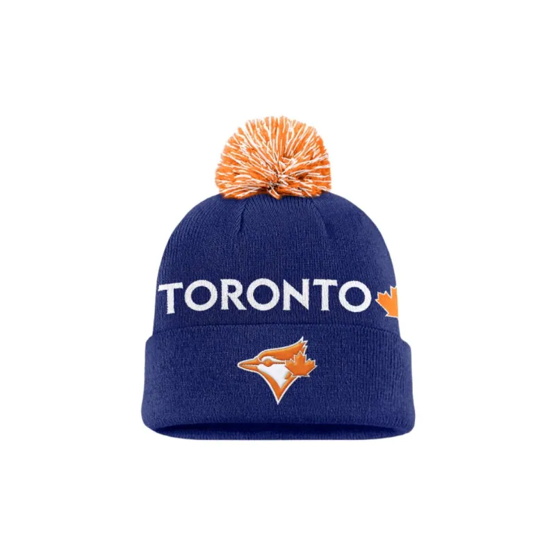 Nike Toronto Blue Jays Peak Men's Nike Mlb Cuffed Pom Beanie-1