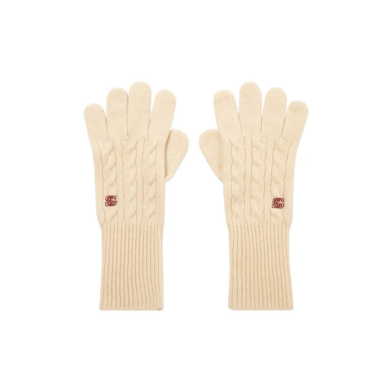 SIGGI STUDIOS 100% Sheep Wool Knit Gloves Women's-0