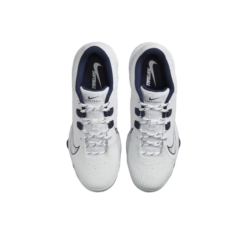 Nike Hyperdiamond 4 Pro Mcs White Pure Platinum Midnight Navy Women's-3