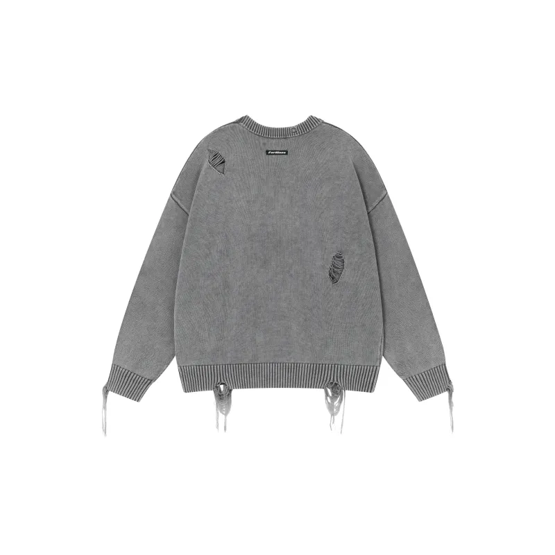 FORNINES Knitted Fabric Sweater Unisex-1