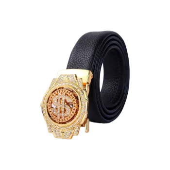 JKEM Alloy Leather Belts Unisex 3.2