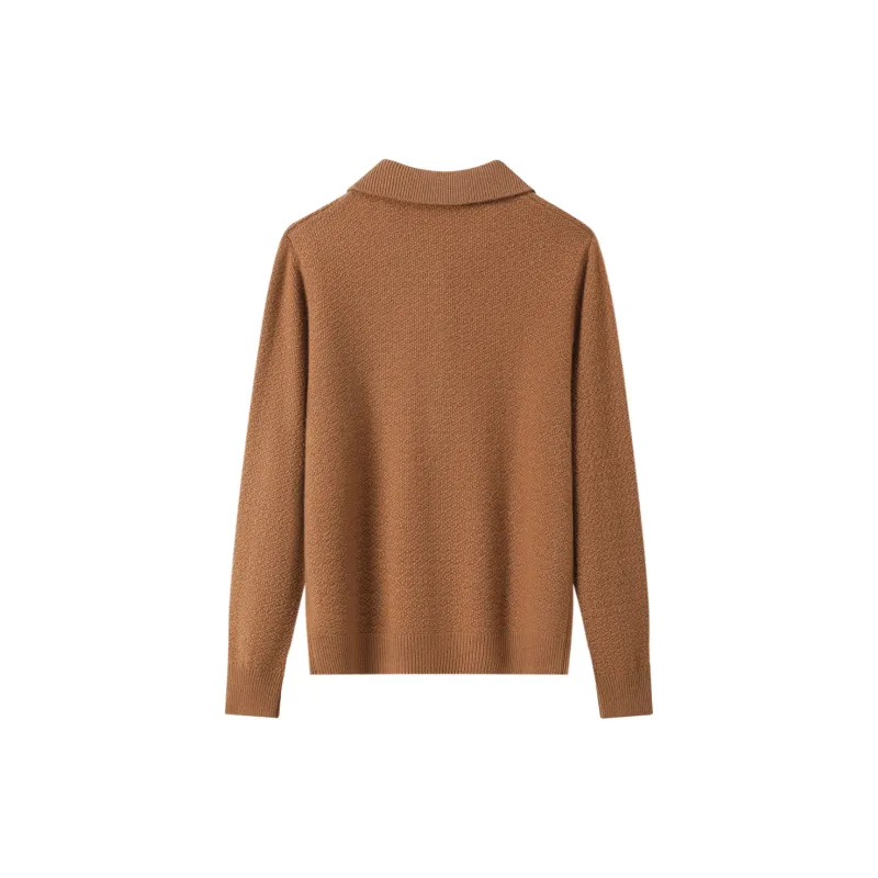H YXIANG Cashmere Sweater Women's-3