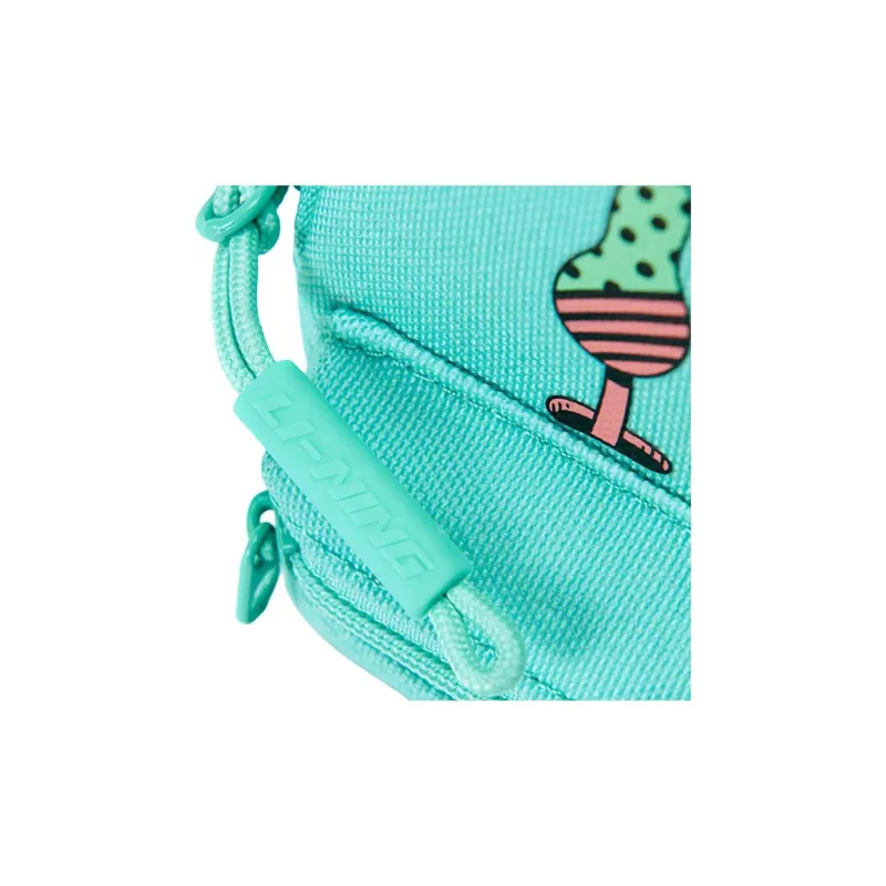 LiNing Li Ning X Steven Harrington Fabric Earphone Case Unisex Light Jade Green-3