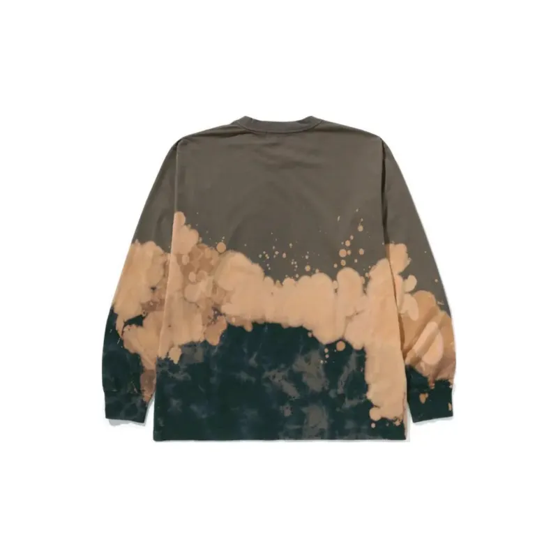 Bape Tie Dye Ape Head Relaxed Fit L/S Tee-3