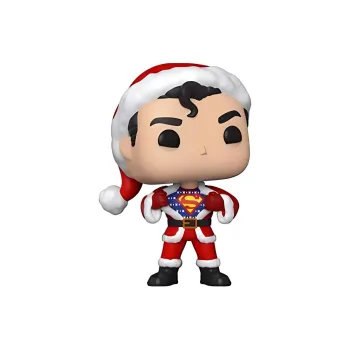 Funko Pop! Heroes Dc Super Heroes Superman With Sweater Holiday Figure #353