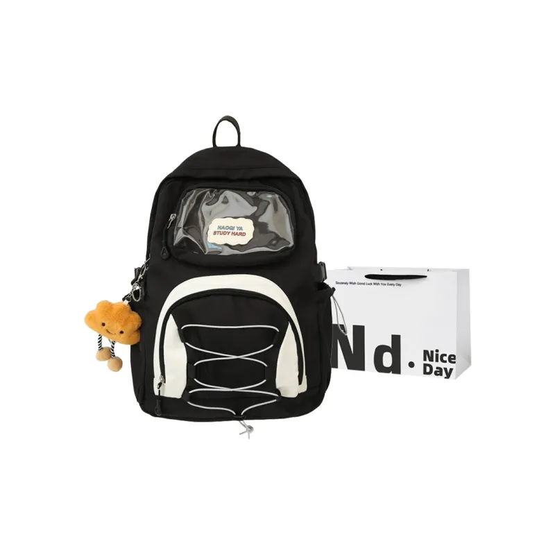 SWIMADE Nylon And PVC Backpack Women's Yellow//Purple//Blue//Black-12