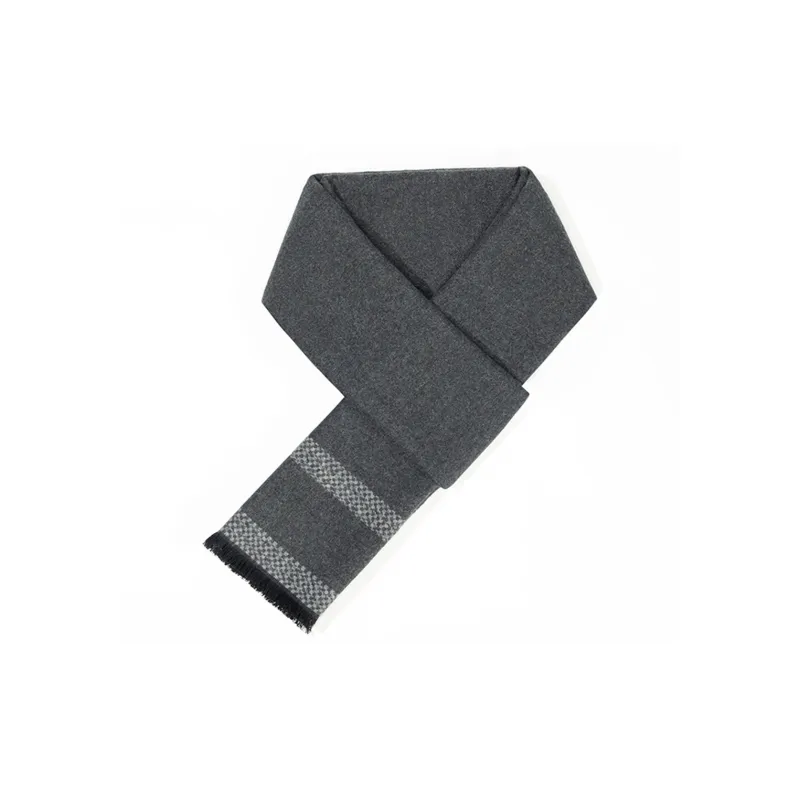 Shanghai Story 100% Mulberry Silk Knit Scarves Men's Multiple Colors-20