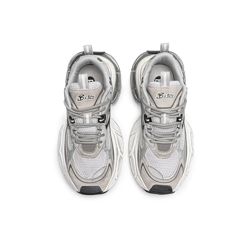 BASLS Bashe Series Anti-Slip Wear-Resistant Low-Top Chunky Sneakers Unisex-22