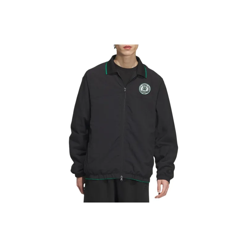 Adidas Verbiage Woven Jacket Jackets Coats Men's Black-1
