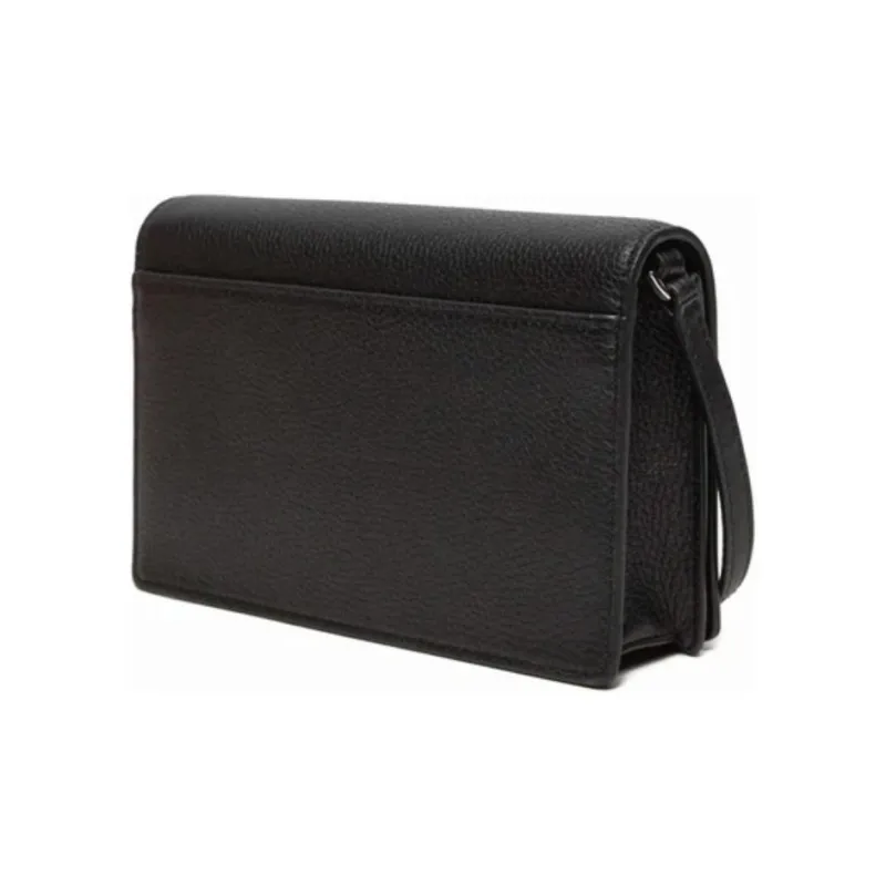MICHAEL KORS Jet Set Litchi Grain Leather Shoulder Bag Crossbody Bag Medium Size Women's Black-2