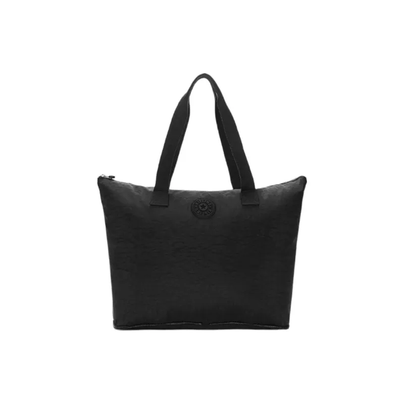 Kipling Polyamide Tote Bag, Shopping Bag, Shoulder Bag, Handbag Large Size Unisex Pitch Black/Rebellious Blue-0
