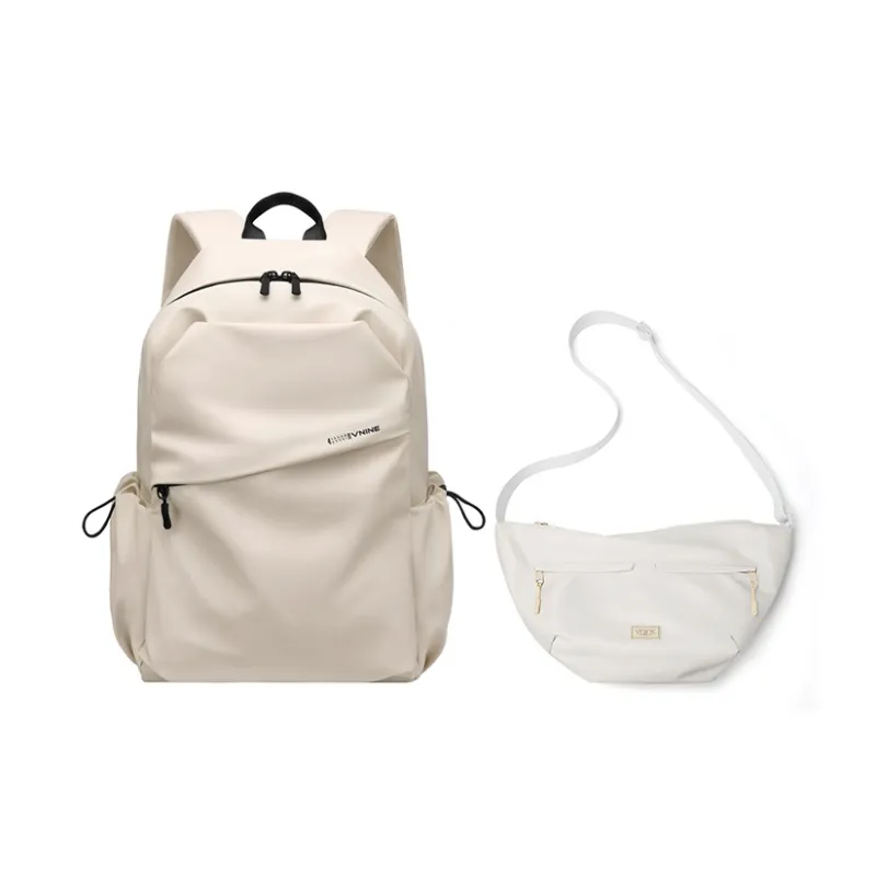 V.NINE Fabric Backpack Large Size Unisex Multicolor-10