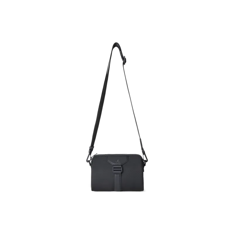 NAVIGARE Synthetic Leather Shoulder Bag Crossbody Bag Regular Men's Black-4