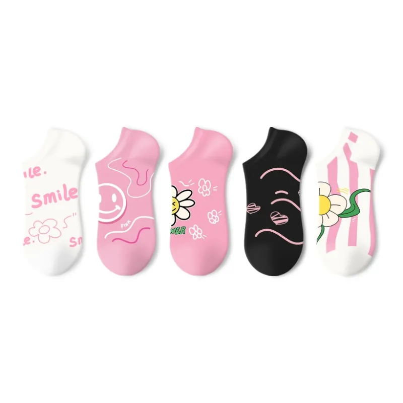 Primeet No Show Socks Women's 5 Pack-0