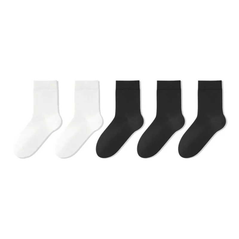 B&C.Room SS24 Mid Calf Socks Fall Winter Women's 5 Pack-4