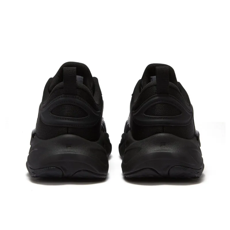 FILA FUSION Gravitation Slip-Resistant Low-Top Casual Shoes Men's Black Gray-4