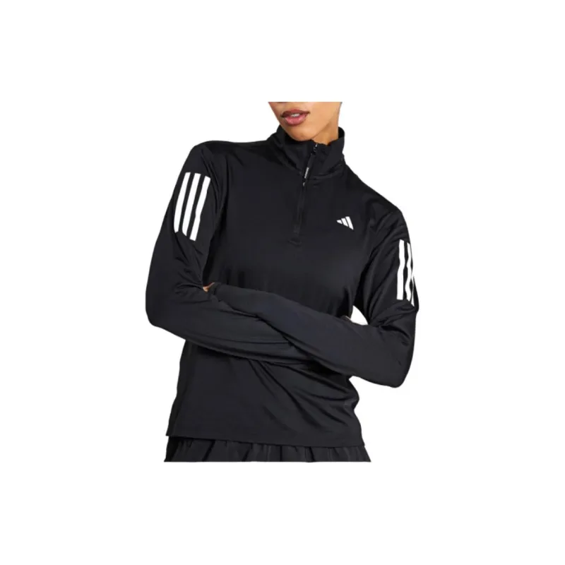 Adidas Free Shipping With AdiClub Own The Run Half Zip Jacket-4