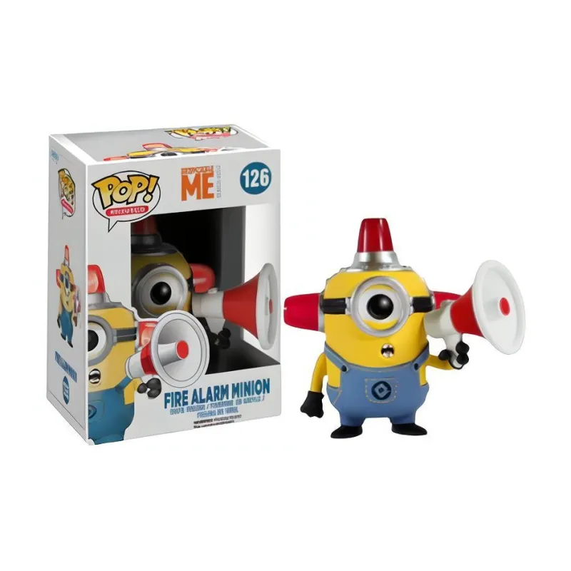 Funko POP! Collection MOVIES Despicable Me Fire Alarm Despicable Me Minions Chibi Figures-3
