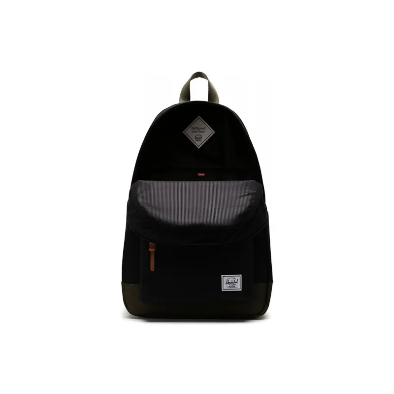 Herschel Recycled Material Backpack Unisex Black-3