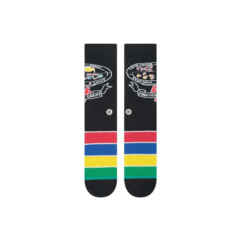 Stance x ELF Mid Calf Socks Unisex 1 Pack Black-1