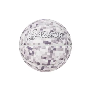 Kuangmi PU Basketball Mosaic Gray Size 7 Training Unisex
