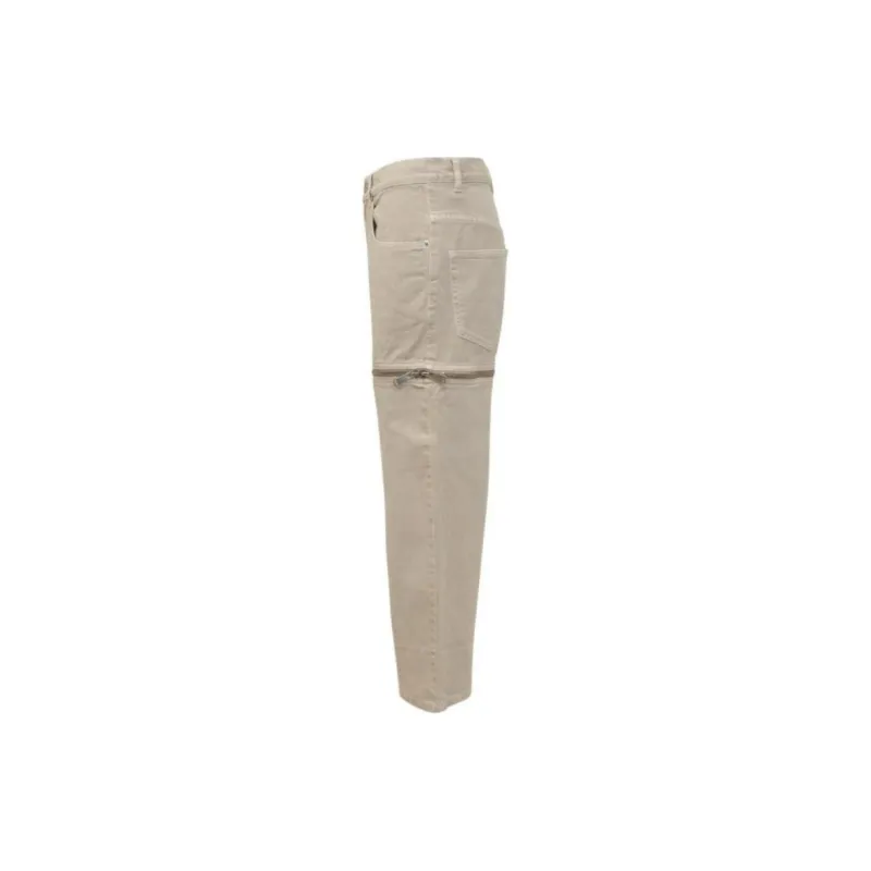 ISABEL MARANT Logo Patch Zip Detailed Jeans-2