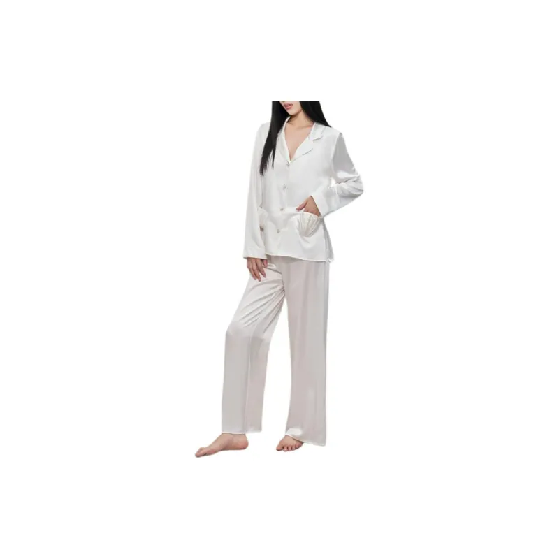 SILKY MIRACLE FW23 Pajama Set Women's White-1