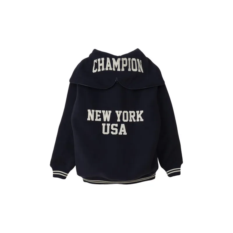 Champion FW24 Jackets Coats Men's Dark Marine Blue-1