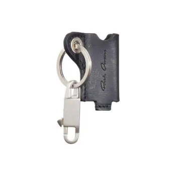 RICK OWENS Logo debossed Leather Lighter Case