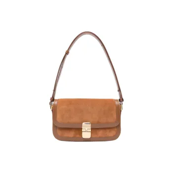 A.P.C Grace Foldover Top Shoulder Bag