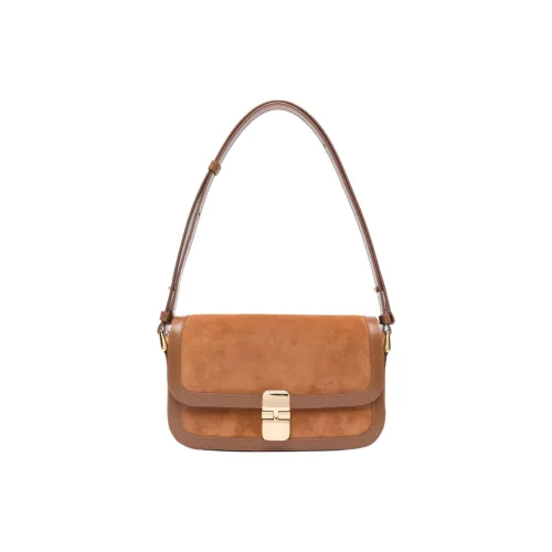 A.P.C Grace Foldover Top Shoulder Bag