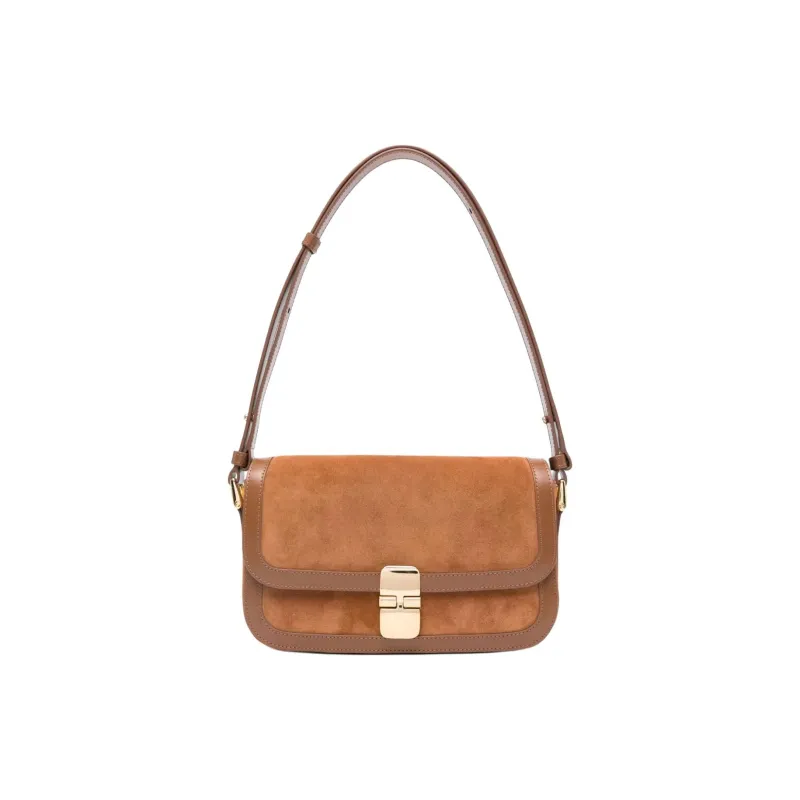 A.P.C Grace Foldover Top Shoulder Bag-0