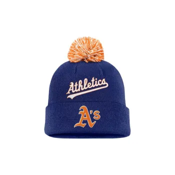 Nike Oakland Athletics Peak Men's Nike Mlb Cuffed Pom Beanie