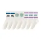 2 White 1966+2 White Green Round+3 Purple Double Stripe