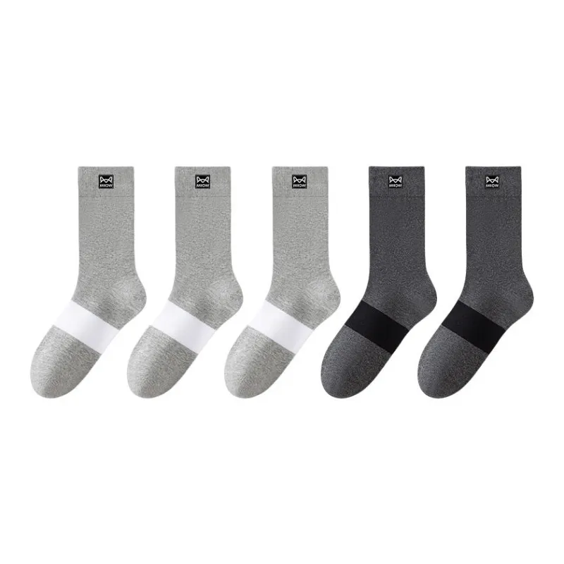 MIIOW Mid Calf Socks Men's 5 Pack-12