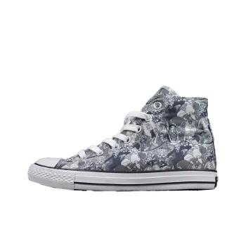 One Piece x Converse Chuck Taylor All Star Anti Slip Wear Resistant High Top Canvas Shoes Unisex Gray