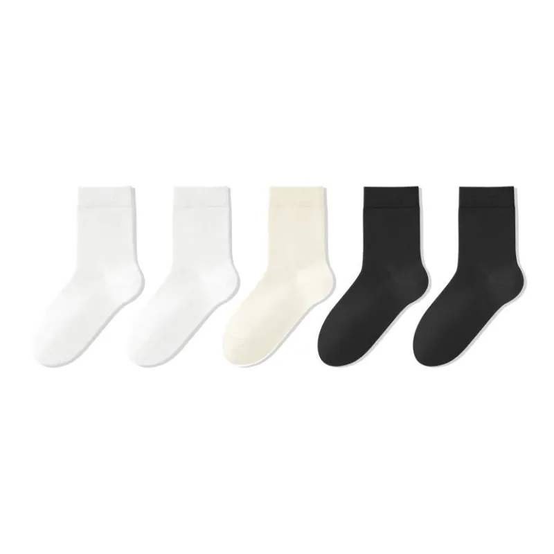 B&C.Room SS24 Mid Calf Socks Fall Winter Women's 5 Pack-6