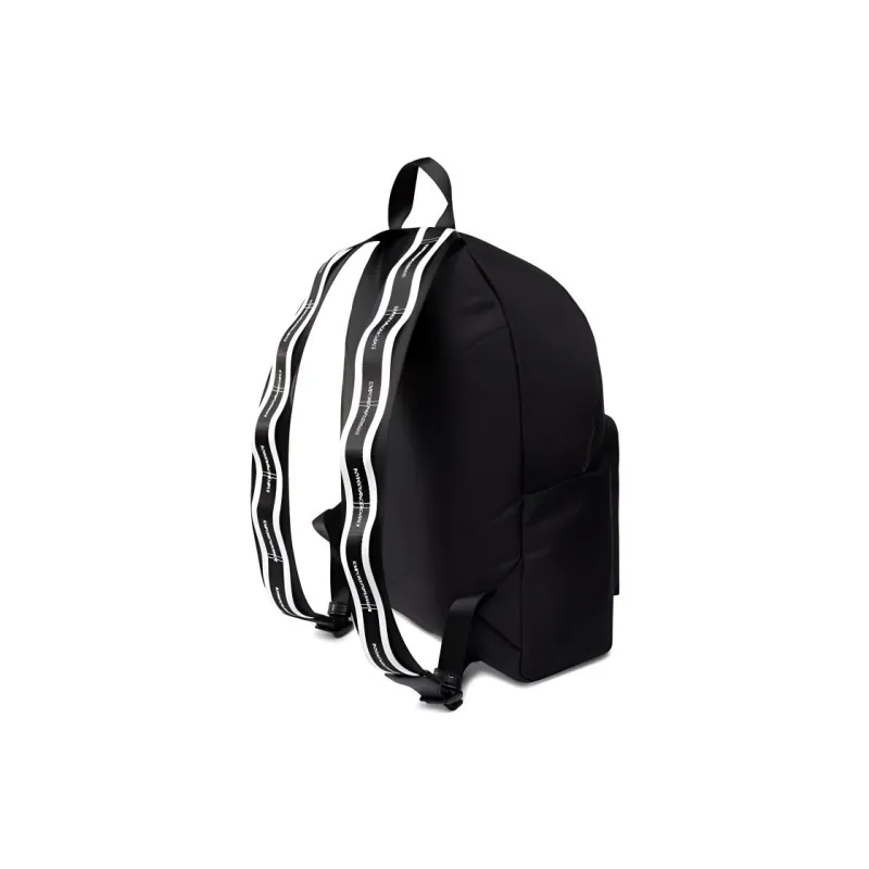 EMPORIO ARMANI Fabric Backpack Men's Black-2