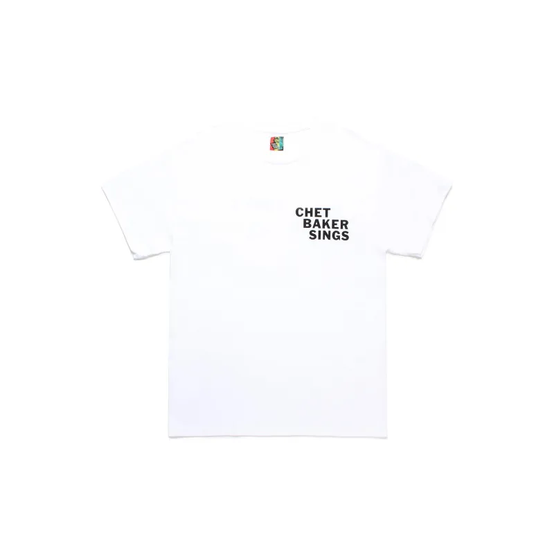 WACKO MARIA x CHET BAKER CHET BAKER Collaboration FW24 T-Shirt Unisex White-1