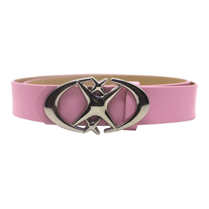 NOME Alloy Leather Belts Unisex 3.5CM-3
