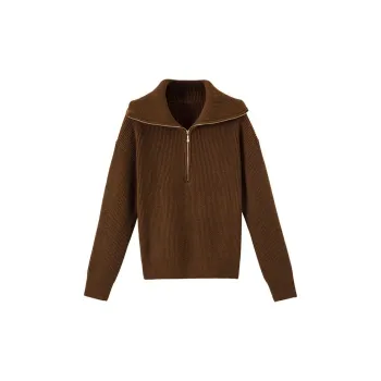 Late White Knitwear Women's Dark Coffee