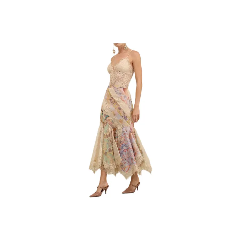 Zimmermann FW24 Casual Long Skirts Women's Multicolor-2