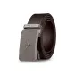 Silver-Tone Buckle Coffee Strap
